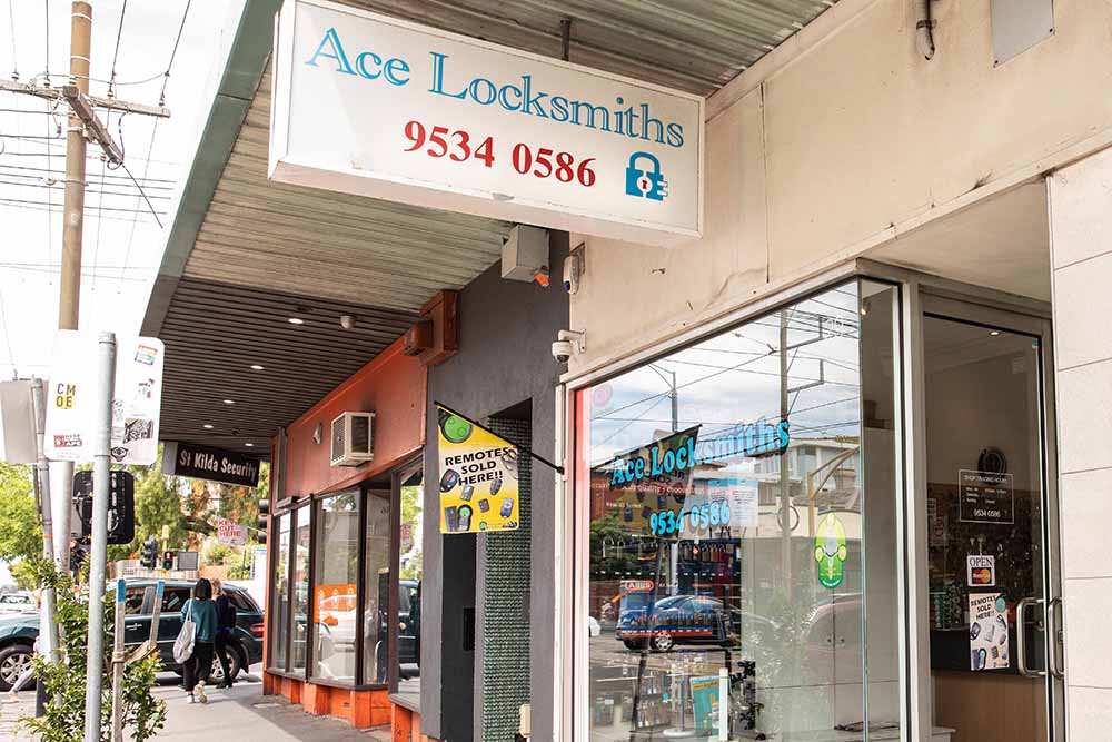 Shopfront on a quiet street